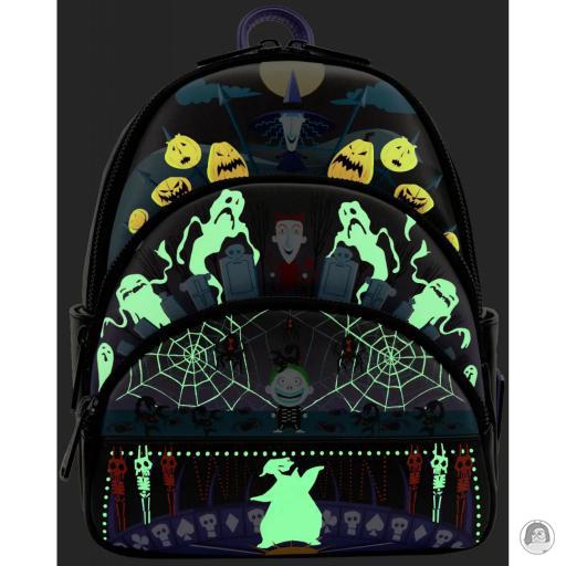 Loungefly Mini sac à dos Oogie Boogie Roulette Glow L'Étrange Noël de Monsieur Jack (Disney) (L'Étrange Noël de Monsieur Jack (Disney))