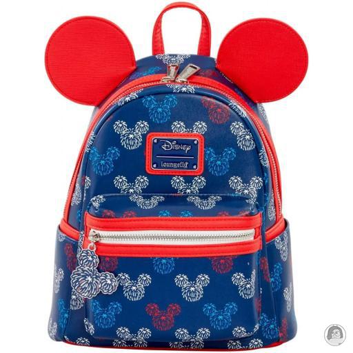 Loungefly Mini sac à dos Patriotique Impression Intégrale Mickey Mouse (Disney) (Mickey Mouse (Disney))