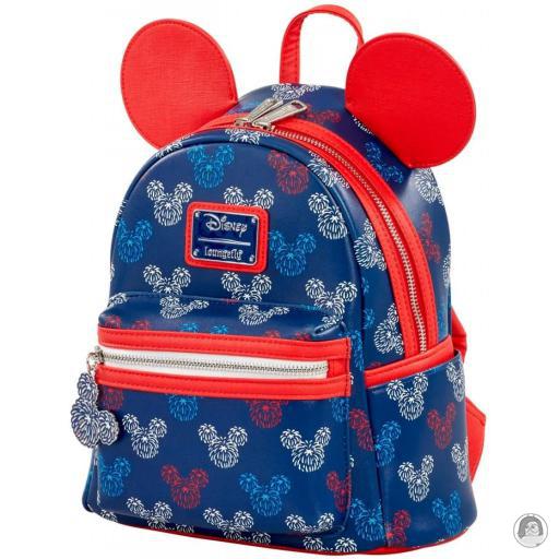 Loungefly Mini sac à dos Patriotique Impression Intégrale Mickey Mouse (Disney) (Mickey Mouse (Disney))