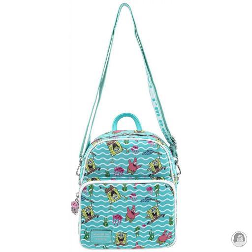 Loungefly Mini sac à dos Pêche à la méduse Bob l'éponge (Bob l'éponge)