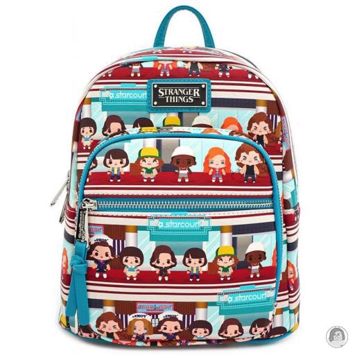 Loungefly Mini sacs à dos Mini sac à dos Personnages Stranger Things Chibi Stranger Things