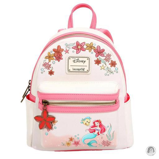 Loungefly BoxLunch Mini sac à dos La Petite Sirène Floral La Petite Sirène (Disney)