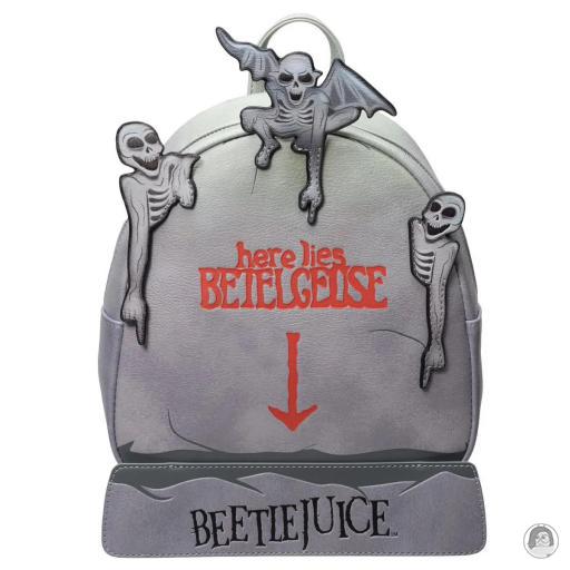 Loungefly Brille dans le noir Mini sac à dos Pierre Tombale Glow Beetlejuice