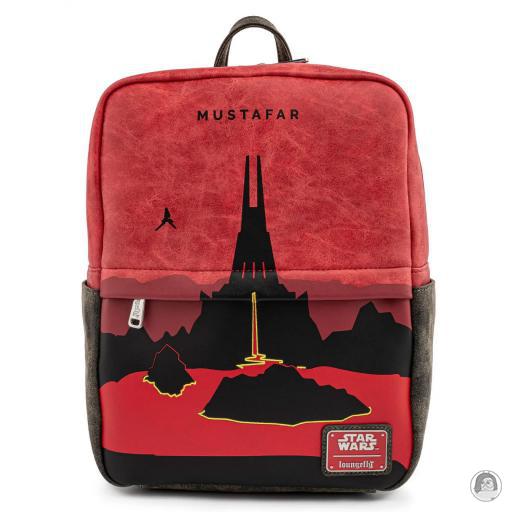 Loungefly Mini sacs à dos Mini sac à dos Planète Mustafar Carré Star Wars