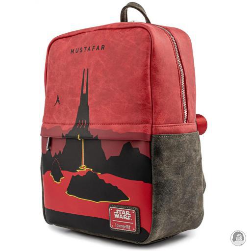 Loungefly Mini sac à dos Planète Mustafar Carré Star Wars (Star Wars)