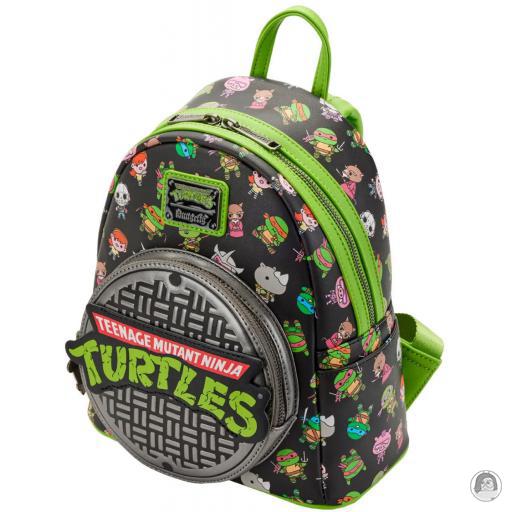 Loungefly Mini sac à dos Plaque d'égout Tortues Ninja Tortues Ninja (Tortues Ninja)