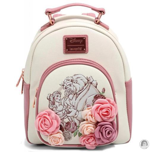 Loungefly Mini sacs à dos Mini sac à dos Portrait Floral La Belle et la Bête (Disney)