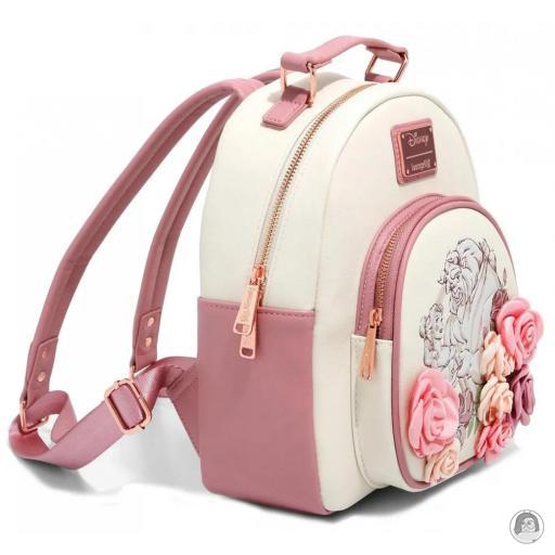 Loungefly Mini sac à dos Portrait Floral La Belle et la Bête (Disney) (La Belle et la Bête (Disney))