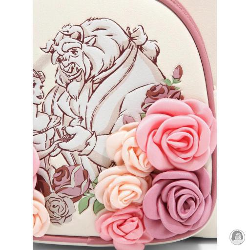 Loungefly Mini sac à dos Portrait Floral La Belle et la Bête (Disney) (La Belle et la Bête (Disney))