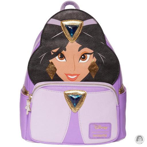 Loungefly Mini sacs à dos Mini sac à dos Princesse Jasmine Tenue Violette Cosplay Aladdin (Disney)