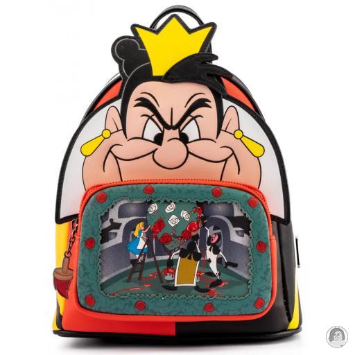 Loungefly Mini sac à dos Reine de Coeur Villains Scène Alice au Pays des Merveilles (Disney)