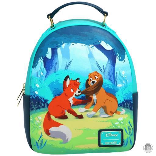 Loungefly Mini sac à dos Rox et Rouky dans la Forêt Rox et Rouky (Disney)