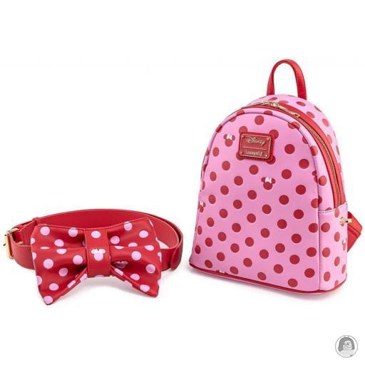 Loungefly Mini sac à dos & Sac banane Minnie Nœud Rose Mickey Mouse (Disney) (Mickey Mouse (Disney))