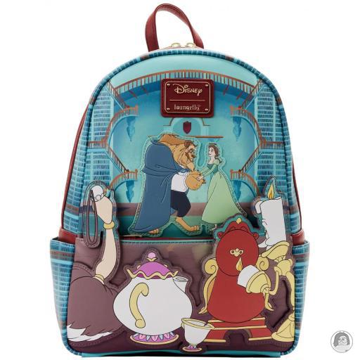 Loungefly Mini sac à dos Scène devant la Cheminée La Belle et la Bête (Disney) (La Belle et la Bête (Disney))