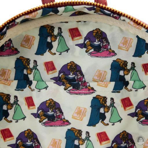 Loungefly Mini sac à dos Scène devant la Cheminée La Belle et la Bête (Disney) (La Belle et la Bête (Disney))