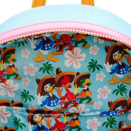 Loungefly Mini sac à dos Scène de la Plage Les Trois Caballeros (Disney) (Les Trois Caballeros (Disney))