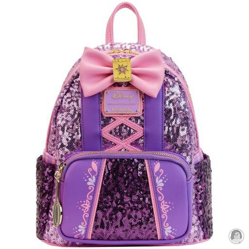 Loungefly Mini sacs à dos Mini sac à dos Sequin Glow Raiponce (Disney)