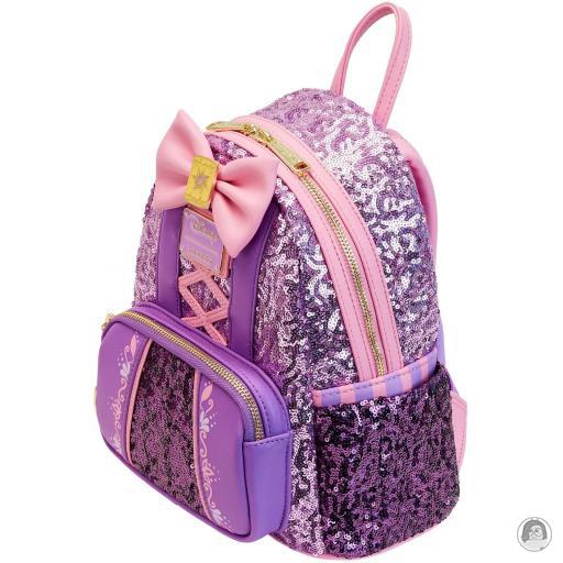 Loungefly Mini sac à dos Sequin Glow Raiponce (Disney) (Raiponce (Disney))