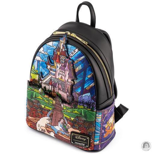 Loungefly Mini sac à dos Série Château La Belle et la Bête La Belle et la Bête (Disney) (La Belle et la Bête (Disney))