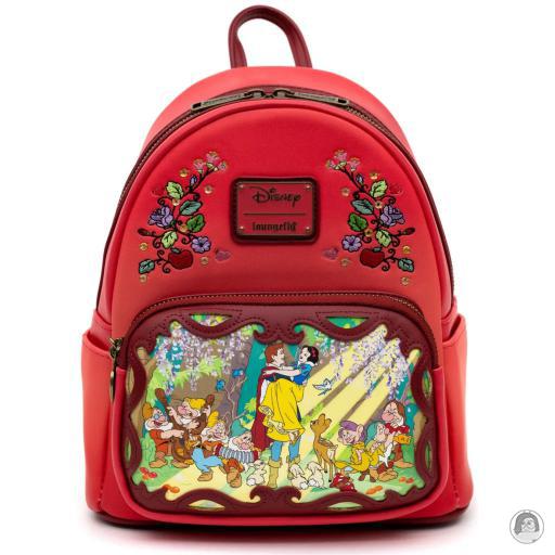 Loungefly Histoires de princesses Mini sac à dos Série Histoire de Princesses Blanche Neige Blanche-Neige et les Sept Nains (Disney)