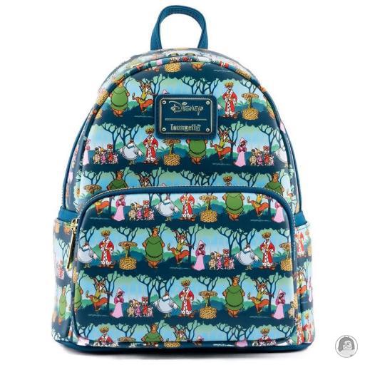 Loungefly Impression intégrale Mini sac à dos Sherwood All Over Print Robin des Bois (Disney)