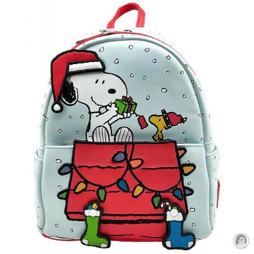 Loungefly Snoopy Mini sac à dos Snoopy et Woodstock Offrent un Cadeau Glow Snoopy