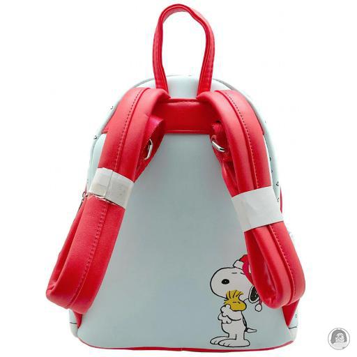 Loungefly Mini sac à dos Snoopy et Woodstock Offrent un Cadeau Glow Snoopy (Snoopy)