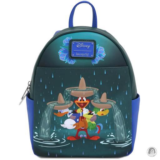 Loungefly Mini sac à dos Sous la Pluie Les Trois Caballeros (Disney)