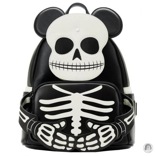 Loungefly Mini sac à dos Squelette Mickey Mouse Glow Mickey Mouse (Disney)