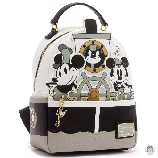 Loungefly Mini sacs à dos Mini sac à dos Steamboat Willie Mickey Mouse (Disney)