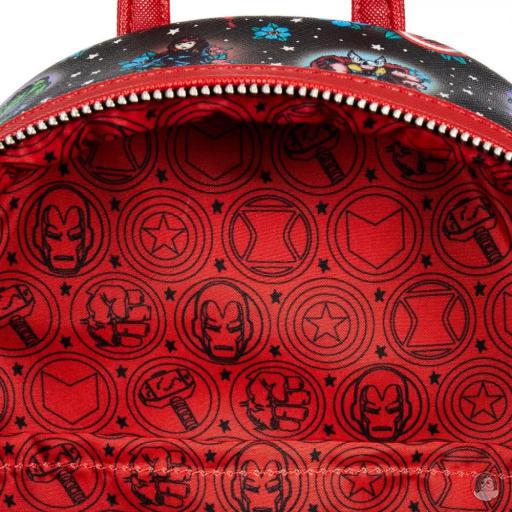 Loungefly Mini sac à dos Tatouage Floral Avengers (Marvel) (Avengers (Marvel))