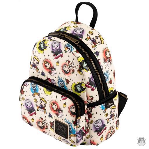 Loungefly Mini sac à dos Tattoo Art Disney Villains (Disney) (Disney Villains (Disney))