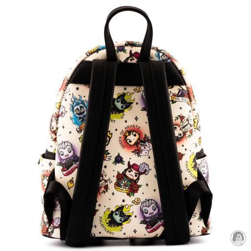 Loungefly Mini sac à dos Tattoo Art Disney Villains (Disney) (Disney Villains (Disney))