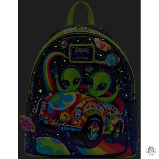 Loungefly Mini sac à dos Tour Extraterrestre Cosmique Glow Lisa Frank (Lisa Frank)