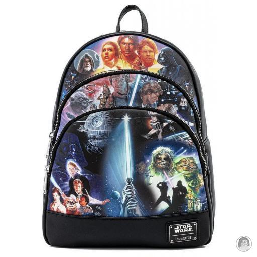 Loungefly Triple poches Mini sac à dos Trilogie Triple Poches Star Wars