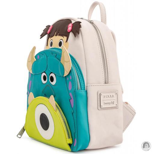 Loungefly Mini sac à dos Triple Poches Bouh, Sulli et Bob Cosplay Monstres et Cie (Pixar) (Monstres et Cie (Pixar))