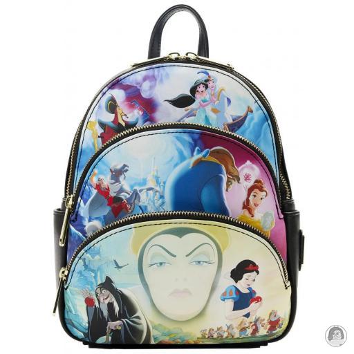 Loungefly Scène Disney Mini sac à dos Triple Poches Disney Gentils vs Méchants Scènes 1 Disney