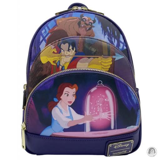 Loungefly Mini sac à dos Triple Poches Scènes La Belle et la Bête (Disney) (La Belle et la Bête (Disney))