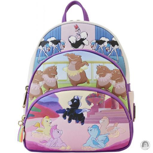 Loungefly Mini sac à dos Triple Poches Scènes Fantasia (Disney) (Fantasia (Disney))