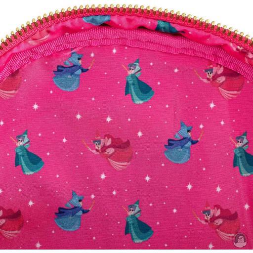 Loungefly Mini sac à dos Les Trois Bonnes Fées Floral La Belle au Bois Dormant (Disney) (La Belle au Bois Dormant (Disney))