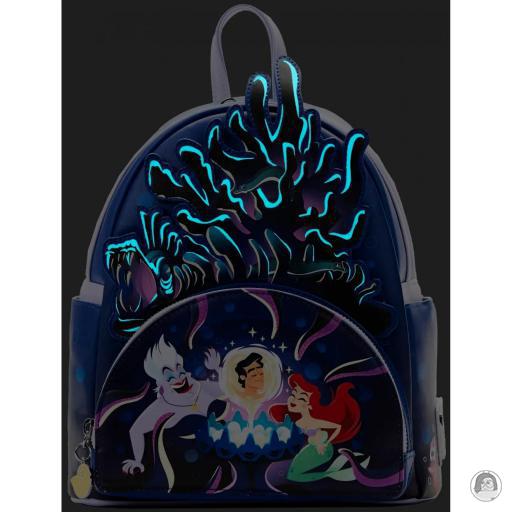 Loungefly Mini sac à dos Ursula Lair Glow La Petite Sirène (Disney) (La Petite Sirène (Disney))