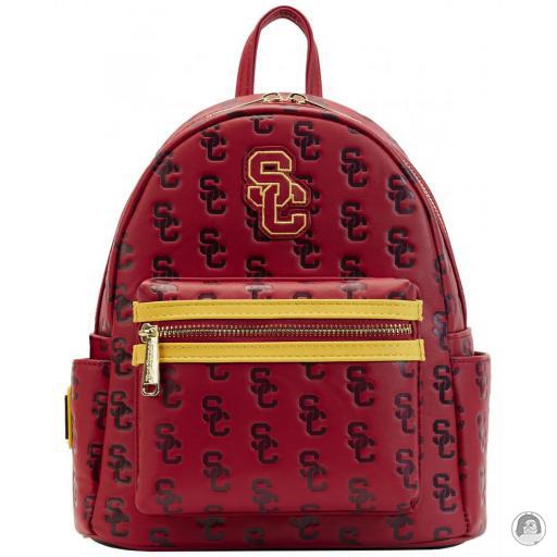 Loungefly Mini sac à dos USC Trojans Cardinal SC Interlock Repeat Logo NFL (National Football League) (NFL (National Football League))