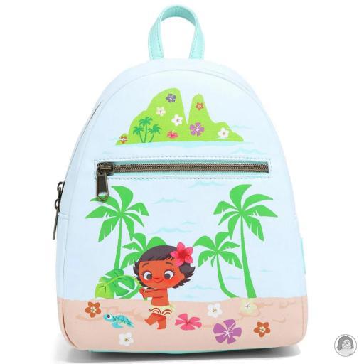 Loungefly Vaiana : La Légende du bout du monde (Disney) Mini sac à dos Vaiana Bébé à la Plage Vaiana : La Légende du bout du monde (Disney)