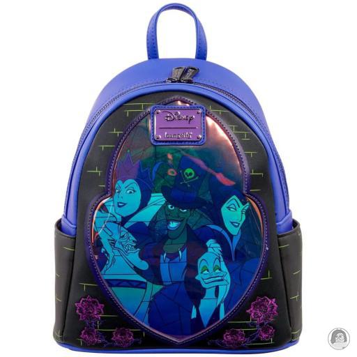 Loungefly Vitrail Mini sac à dos Villains Vitrail Disney Villains (Disney)