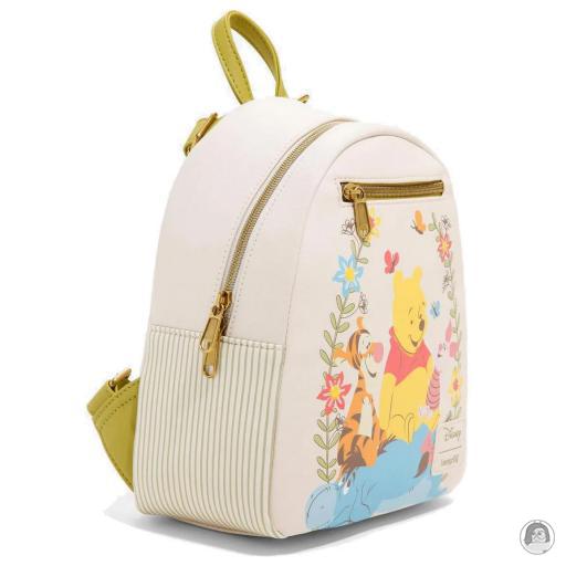 Loungefly Mini sac à dos Winnie l'Ourson et ses Amis Floral Winnie l'Ourson (Disney) (Winnie l'Ourson (Disney))