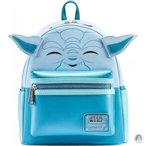 Loungefly Brille dans le noir Mini sac à dos Yoda Hologramme Star Wars