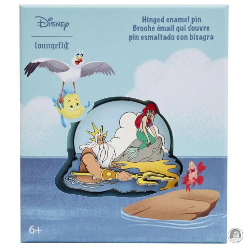 Loungefly Broches Email Pin Triton La Petite Sirène (Disney)