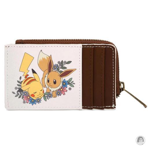 Loungefly Porte-cartes Evoli & Pikachu Floral II Pokémon (Pokémon)