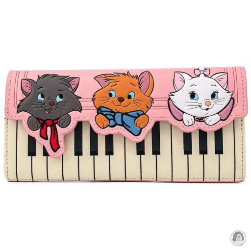 Loungefly Les Aristochats (Disney) Portefeuille Trois Volets Chatons et Piano Les Aristochats (Disney)