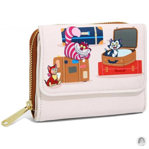 Loungefly BoxLunch Portefeuille Trois Volets Chats et Valises Disney